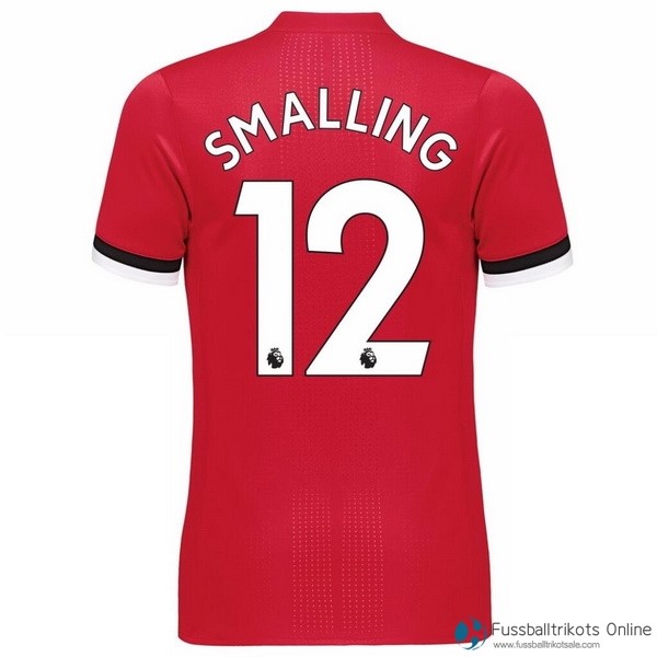 Manchester United Trikot Heim Smalling 2017-18 Fussballtrikots Günstig